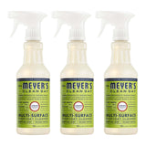 Mrs. Meyer's Clean Day All-Purpose Cleaner Spray, Lemon Verbena, Pack of 3 — Thoughtful Housewarming Gift for New Homeowners