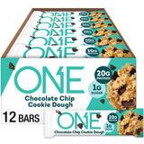 ONE Protein Bar Cookie Dough Flavor – Gluten Free Lunchbox Snack for Active Kids and Family Pantry