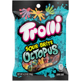 Trolli Sour Brite Octopus Gummy Candy – Classroom Party Handout and Trick-or-Treat Bowl Filler for Kids