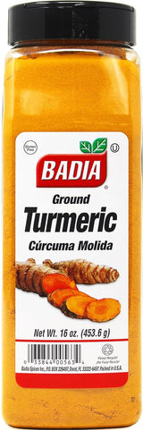 Badia Ground Turmeric Powder 16 oz – Clean-Label Turmeric Root for Intentional Home Cooking