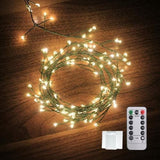 Dailyart 6ft Starry Lights 120 LED – Safe Kids Room and Nursery Night Light, No Flame Battery Operated