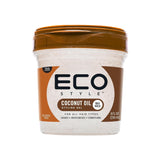 Eco Style Coconut Oil Styling Gel – Thoughtful Birthday Gift for Her, Coconut Scented Daily Hair Essential