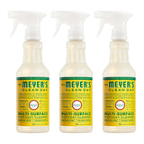 Mrs. Meyer's Clean Day Multi-Surface Cleaner – Layered Honeysuckle and Sandalwood Scent for the Yoga Room, 16 fl oz 3-Pack
