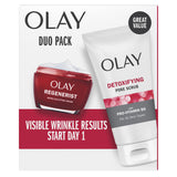 Olay Regenerist Pore Scrub & Moisturizer Duo – Thoughtful Mother's Day Gift for Ageless Skin