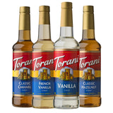 Torani Coffee Syrup 4-Pack Sampler – Valentine's Day Gift for the Home Barista in Your Life