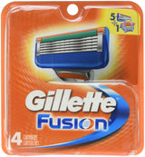 Gillette Fusion 4-Count Refill Cartridges – Quick-Change Blades for Busy Work-Week Mornings