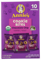 Annie's Organic Chocolate Chip Bites – Non-GMO Desk Snack for Health-Conscious Adults