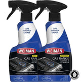 Weiman Gas Range Cleaner and Degreaser – Gentle Lemon-Scented Range Cleaner for Kitchens Where Children Play Nearby