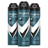 Degree Men Black + White Dry Spray Antiperspirant 3.8 oz (Pack of 3) – Practical Birthday Gift for the Busy Professional