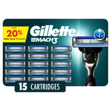 Gillette Mach3 Razor Blades for Men – Stocking Stuffer Grooming Gift, 10-Count Cartridge Refills