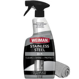Weiman Stainless Steel Cleaner & Polish – Non-Toxic Polish for Households with Children, PCE-Free and pH-Neutral
