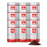 Illy Classico Medium Roast Ground Coffee – Consistent Daily Brew for Home Office Focus and Shared Breakroom Pantry, 8.8 oz Single Tin