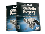 Gillette Sensor Excel Blades for Men – Reliable Daily Cartridge Refill to Power a Focused Workday Start