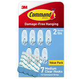 Command Medium Clear Wall Hooks 7-Pack – Thoughtful Housewarming Gift for New Renters and Homeowners
