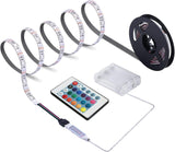 GlowVibe Battery LED Strip – Understated White Tone Accent Light for Clean Modern Interiors