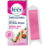 Veet Full Body Waxing Kit for Normal Skin – Travel-Ready Hair Removal for Vacation Prep
