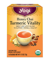 Yogi Tea Honey Chai Turmeric Vitality – Clean-Label Organic Tea for Intentional Kitchens and Clutter-Free Counters