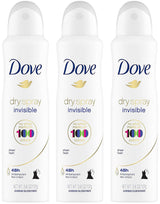 Dove Dry Spray Antiperspirant Sheer Fresh – Thoughtful Birthday Gift for Her with Invisible 3-Pack Value