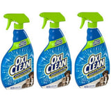 OxiClean Pet Stain and Odor Remover Spray, Oxygen-Powered Formula for Carpet and Rugs, 24 fl oz Pack of 3