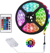 ACONDE Battery Powered LED Strip Lights – Cool to Touch Nursery and Playroom Accent Light, No Flame Safe Kids Room Decor
