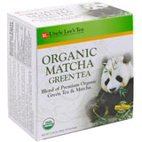 Uncle Lee's Organic Matcha Green Tea Bags – Portable Hot or Iced Tea for Camping Trips and Road Travel