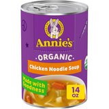 Annie's Creamy Tomato and Bunny Pasta Canned Soup – Certified Organic with No Synthetic Colors, 14.3 oz