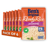 BEN'S ORIGINAL Ready Rice Jasmine Pouches — Clutter-Free Pantry Staple for Small Apartments
