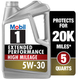 Mobil 1 Advanced Fuel Economy 0W-20 Full Synthetic Oil for Home Office Commuters and Remote Workers