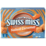 Swiss Miss Salted Caramel Cocoa Mix – Thoughtful Hostess Gift for Halloween Party Hosts, 1.38 oz Single-Serve, 8-Count Box