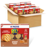 RITZ Peanut Butter Sandwich Crackers – Office Desk Drawer Snacks for Between-Meeting Fuel