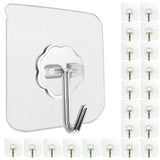ClearGrip Hooks - Uncluttered Clear Adhesive Wall Hooks for Intentional Small Space Living