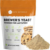 Kate Naturals Brewers Yeast Powder – Family-Safe Lactation Baking Ingredient for Mom's Nursery Kitchen