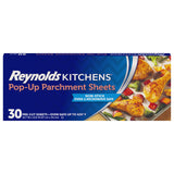 Reynolds Kitchens Pop-Up Parchment Sheets, Clean and Simple Pantry Staple for Small Kitchens, 10.7x13.75