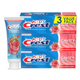 Crest Children's Toothpaste with Fluoristat – ADA-Approved Strawberry Flavor for Nursery & Family Bathrooms