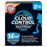 ARM & HAMMER Cloud Control Platinum Cat Litter – Neutral-Scented Litter Box Setup for Minimalist Homes, 14-Day Odor Control