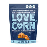 LOVE CORN Sea Salt Roasted Corn – Portable Snack for Camping, Hiking, and Road Trips