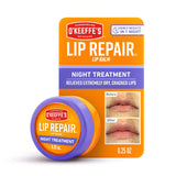 O'Keeffe's Lip Repair Night Treatment – TSA-Friendly Overnight Lip Balm for Carry-On Bags