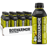 BODYARMOR Pineapple Coconut Sports Drink – Portable Hydration for Hiking, Camping, and Trail Running, 16 Fl Oz Bottles (Pack of 12)