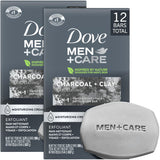 Dove Men+Care Body and Face Bar Bulk 2-Pack – Father's Day Gift for New Dads, Grooming Stocking Stuffer for Men