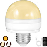 BLUEYE Detachable Rechargeable Light Bulb for Hallway Emergency Backup, Smoke-Free LED During Power Outages