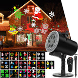 Lumaflair AuraGlow Outdoor Projector – Weatherproof Holiday Light for Patio, Garden, and Driveway Displays