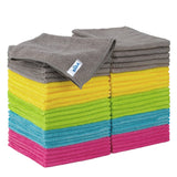MR.SIGA Microfiber Cleaning Cloths – Minimalist Home Organization Towels in Five Subtle Colors