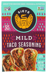 Siete Mild Taco Seasoning Mix – Single Packet All in One Taco Spice Replacement for Clutter Free Pantry