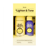 Sun Bum UV-Activated Blonde Lightener & Toner – Compact Kit for Poolside, Patio & Vacation Hair Care