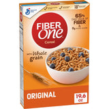 Fiber One Cereal, Original Bran – Family-Size Box for the Home Pantry, 19.6 oz