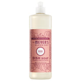 Mrs. Meyer's Clean Day Rose Dish Soap 16 fl oz — Plant-Derived Formula for a Gentle, Aroma-Led Dishwashing Ritual