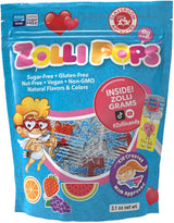 Zollipops Clean Teeth Lollipops – Allergen Safe Individually Wrapped Candy for School and Classroom Settings, Dye Free 5.2oz