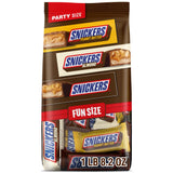 SNICKERS Fun Size Variety Pack for Tailgating and Football Watch Parties, Bulk 24 oz Candy