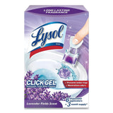 Lysol Click Gel Toilet Freshener – Mindful Self-Care Home Spa for Master Bathroom, Lavender Scent 6 Pack