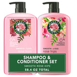 Herbal Essences Rose Hips Shampoo and Conditioner Set – Dermatologist-Tested, Paraben-Free Hair Care for Sensitive Scalps